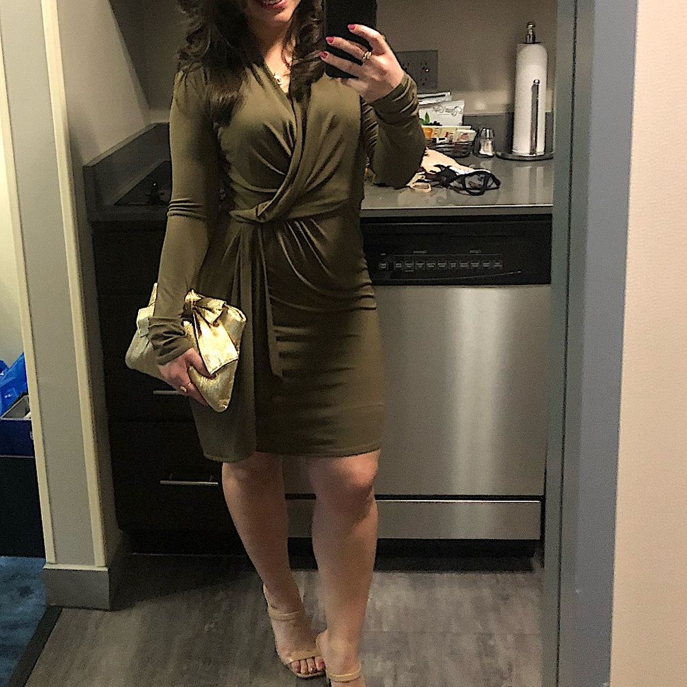 Olive green Victoria secret dress